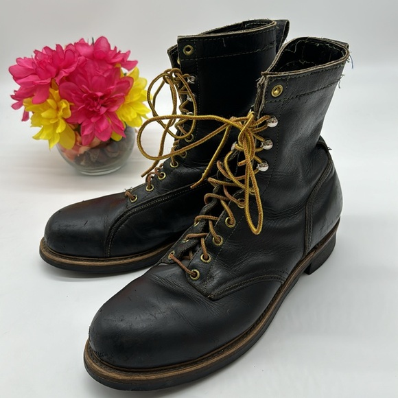 Knapp Other - Knapp Leather Steel Toe Work Combat Boots MS6620
